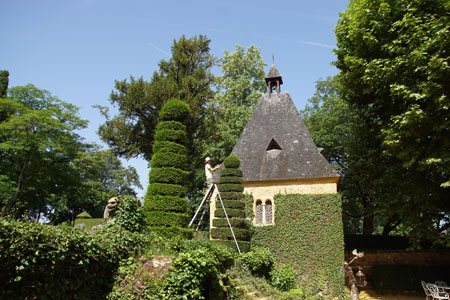 Tuinen van Eyrignac.  Gardens of Eyrignac.