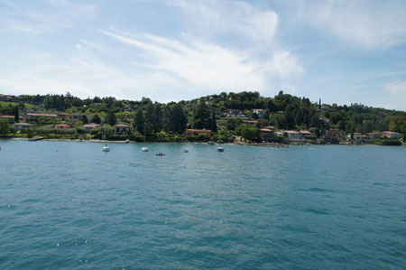 Boottocht over het Gardameer van Gardone naar Sirmione. 