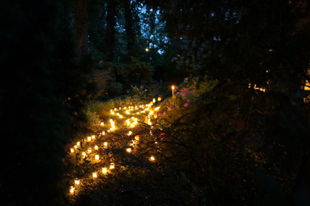 Verlichtingsavond (lighting evening) in Bergen 2010.